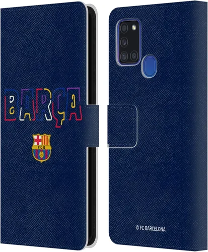 Miniatura 49 de Head Case Designs Funda de piel con licencia oficial del FC Barcelona Barca Crest Graphics para Samsung Galaxy A06 4G