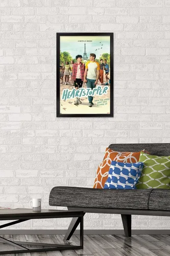 Miniatura 2 de Trends International Netflix Heartstopper: Season 2 - Póster de pared de una hoja, 22.4 pulgadas de largo x 14.7 pulgadas, versión enmarcada