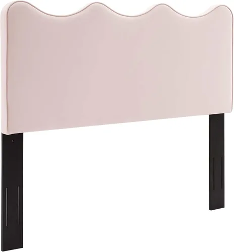 Miniatura 3 de Modway Athena Performance - Cabecera de terciopelo tamaño individual, color rosa