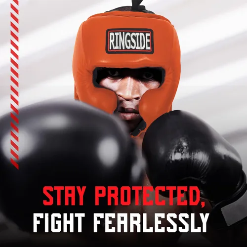 Miniatura 8 de Ringside, Muay Thai, MMA, casco con protección para enfrentamiento de boxeo con laterales Azul