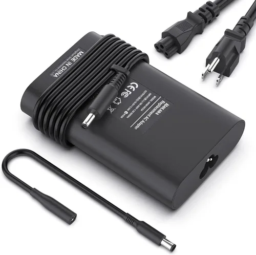 Cargador para laptop de 65 W compatible con el cargador de laptop Dell Inspiron 11/13/14/15/17 3000 5000 7000 Series, cable de alimentación