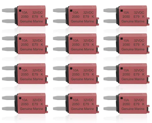 Miniatura 13 de Kit surtido de fusibles de cuchilla de perfil bajo con reinicio manual ATM, fusibles de cuchilla mini 5A 6A 7.5A 10A 15A 20A 25A 30A Amp, fusibles