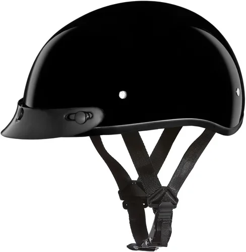 Miniatura 16 de Casco de Motocicleta Medio Casco - Ligeros y Elegantes, Aprobados por el Departamento de Transporte (DOT) para Adultos - Perfectos para Hombres