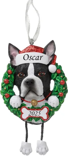 Miniatura 6 de Adorno personalizado para 2025, raza pura de perro Beagle, adorno para árbol de Navidad, decoración profesional personalizada, regalo para cachorro