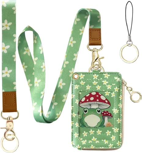 Miniatura 7 de bolimoss Soporte para credencial de sol y luna y cartera con cordón, cordones removibles para maestras, cartera para mujeres con correa