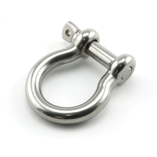 Miniatura 5 de Heyous 1/2 pulgada 0.472 in tornillo pin ancla grillete de acero inoxidable resistente en forma de arco abrazadera de carga para cadenas Wirerope