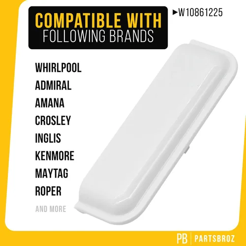 Miniatura 8 de PartsBroz Manija de puerta de secadora W10861225 W10714516 para Whirlpool NED4655EW1 MEDC215EW1 WED4815EW1 WED5000DW2 MEDC465HW0 MEDX655DW1