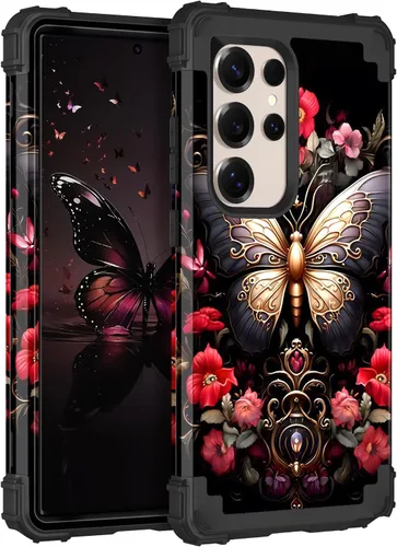 Miniatura 103 de Casetego Funda para Galaxy A16 5G, Tres Capas de Alta Resistencia Robusta a Prueba de Golpes, Protección Completa Rugosa de PC Duro + Parachoques