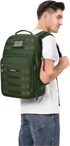 Miniatura 6 de MOSISO Mochila para cámaras tácticas, funda para cámara DSLR/SLR/sin espejo con compartimento para portátil, compatible con Canon/Nikon/Sony