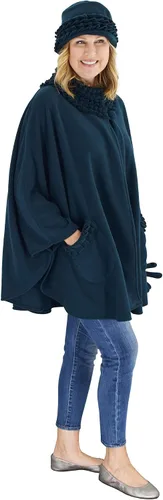 Miniatura 6 de Le Moda - Abrigo polar con forro polar con guantes y sombrero a juego Colección de invierno Talla única