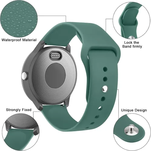 Miniatura 2 de Wanme Bandas para Garmin Venu 2 Plus / Venu Sq / Venu / Vivoactive 3 Correa de reloj para mujeres y hombres, paquete de 3 correas deportivas