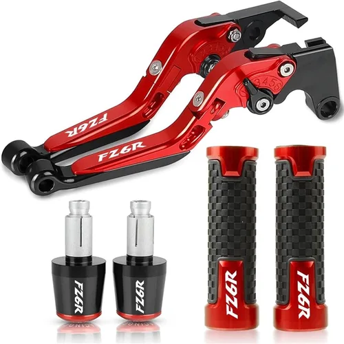 Miniatura 9 de Palancas de embrague de freno de motocicleta para manillar Yamaha FZ6R FZ 6R FZ-6R 2009 2010 2011 2012 2013 2014 2015 2016 2017 (Color : 1)