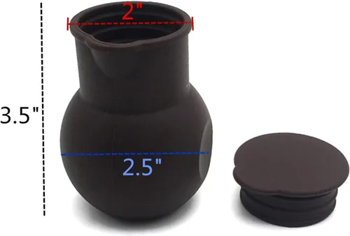 Miniatura 2 de 6 piezas de olla de silicona para derretir chocolate, salsa de mantequilla, leche y microondas, herramienta de vertido para hornear