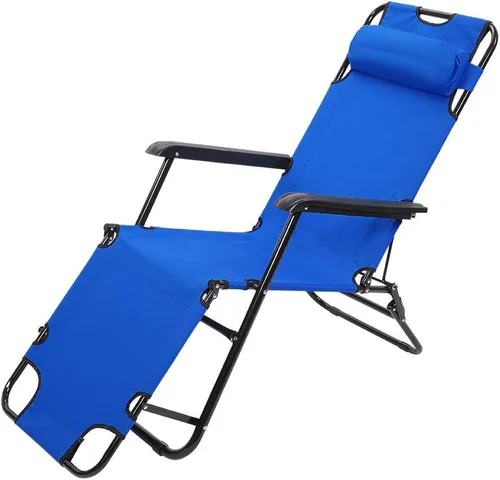 Miniatura 3 de Tumbona plegable para exteriores, tumbona para patio, silla de playa reclinable, silla reclinable para el patio, piscina, césped, silla reclinable