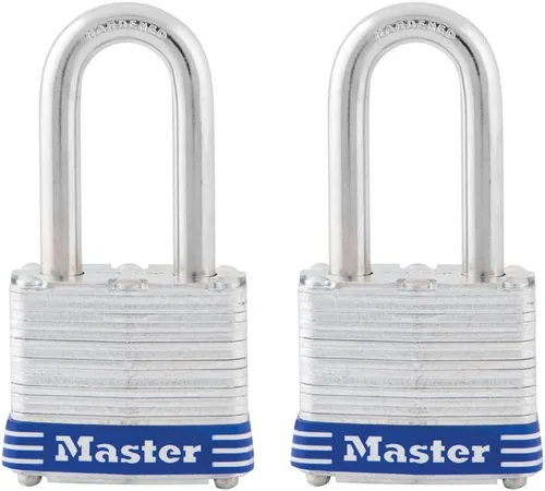 Miniatura 10 de Master Lock 3DLF- Candado de argolla larga, con 1-1/2 pulgadas. Argolla