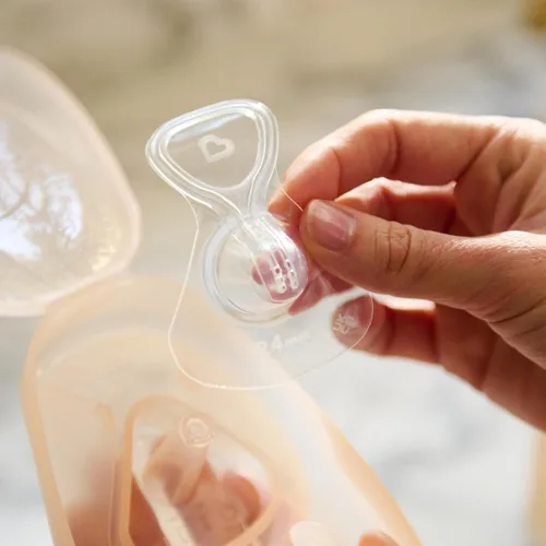 Miniatura 10 de Munchkin® Protector de pezón Flow + con canal transparente para ver el flujo de leche, amamanta con confianza y cumple tus objetivos de lactancia