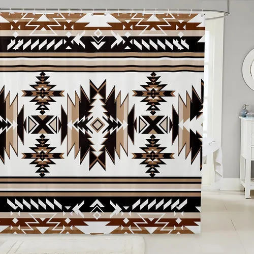 Miniatura 26 de Lindas cortinas de ducha para niños, cortinas rústicas de gallina, decoración de dormitorio de niñas y adultos, girasoles animales, plantas