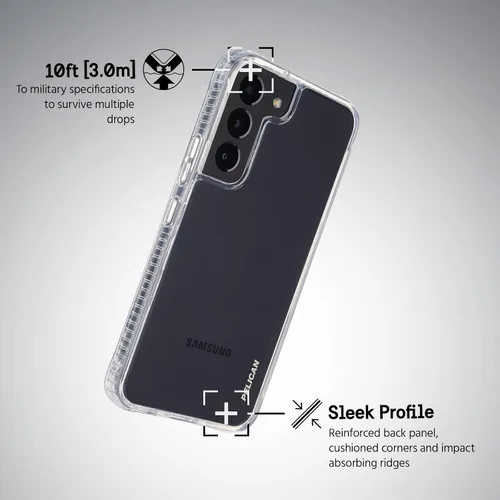 Miniatura 2 de Pelican Ranger Series - Funda para Samsung Galaxy S22 Plus [compatible con carga inalámbrica] Funda protectora con antiamarilleamiento