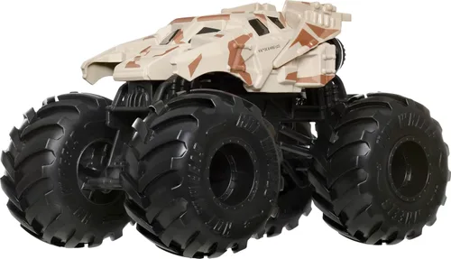 Miniatura 3 de Hot Wheels Monster Trucks, camión monstruo de gran tamaño, camión de juguete fundido a presión a escala 1:24 con ruedas gigantes y diseños geniales