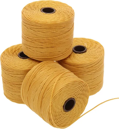 Miniatura 25 de The Beadsmith S-Lon Cordón para Cuentas – Cordón de Nylon Torcido de 0.5 mm para Ensartar, Paquete de 4, Mezcla de Neutrales Fríos, TEX210, 77