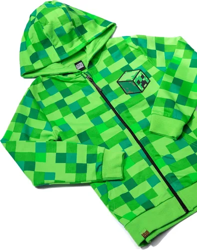 Miniatura 4 de Minecraft Sudadera con capucha para niñosniños, Verde