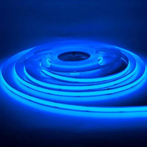 Miniatura 9 de 384Led/m 16.4ft COB Flexible LED Tira de luz DC12V/24V Cinta flexible (12V, naranja)