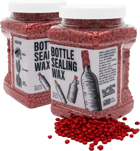 Miniatura 4 de Blended Waxes, Inc. - Cera de sellado de botellas, cuentas de sello de cera de pastilla de alta calidad para cierre de botellas de vino, cerveza