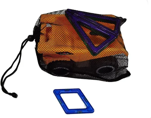 Miniatura 5 de Bolsas de almacenamiento de malla de nailon multiusos con cordón para pelotas de golf, juguetes, herramientas, viajes, actividades al aire libre