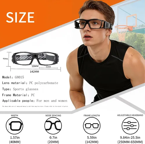 Miniatura 2 de SooGree Gafas protectoras deportivas para baloncesto para hombres y mujeres