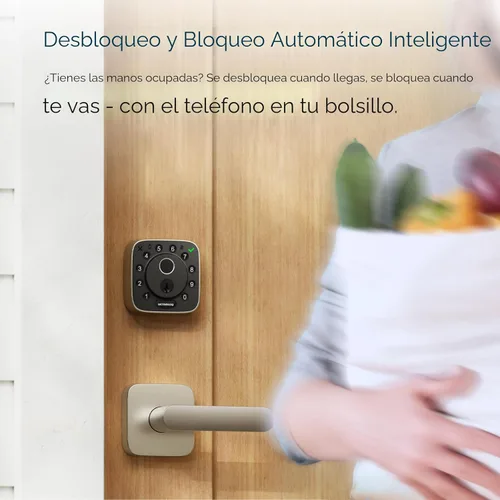 Miniatura 7 de ULTRALOQ Cerradura inteligente de huellas dactilares Bolt con sensor de puerta, cerrojo WiFi integrado con huella digital, código, aplicación, Negro