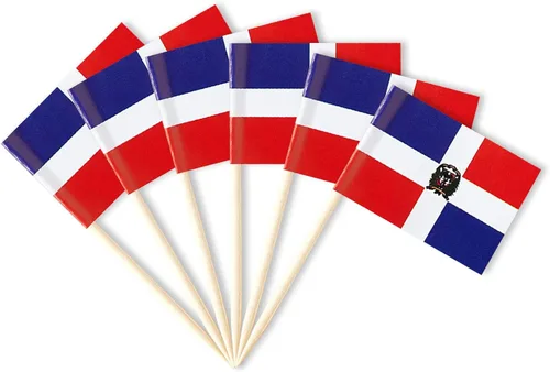 Miniatura 20 de Palillos de dientes pequeños con bandera australiana para aperitivos de fiesta, cupcakes, pasteles y comida, perfectos para vacaciones nacionales