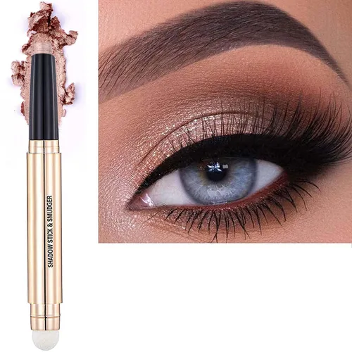 Miniatura 13 de Barra de Sombra de Ojos Rosa, Lápiz de Sombra de Ojos Cremoso, Acabado Brillante, Hipoalergénico, Resistente al Agua, de Larga Duración, Lápiz