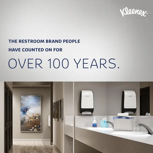 Miniatura 3 de Kleenex Reveal Dispensador de sistema de encimera (51904), 13.3” x 9” x 5.2”, se adapta a toallas de mano de papel plegadas de Kleenex, color gris