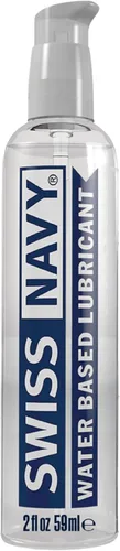 Swiss Navy Lubricante Premium a Base de Agua - 2 oz - Gel Lubricante para Hombres, Mujeres y Parejas - Seguro para Juguetes - Fórmula que No Mancha