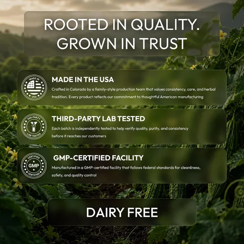 Miniatura 7 de Secrets of the Tribe Bitter Melon USDA Organic Extracto líquido sin alcohol para apoyo energético y digestivo Momordica Charantia frutos secos