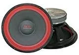 Mr. Dj WOOFER PA108 - Subwoofer de 300 W, color negro y rojo