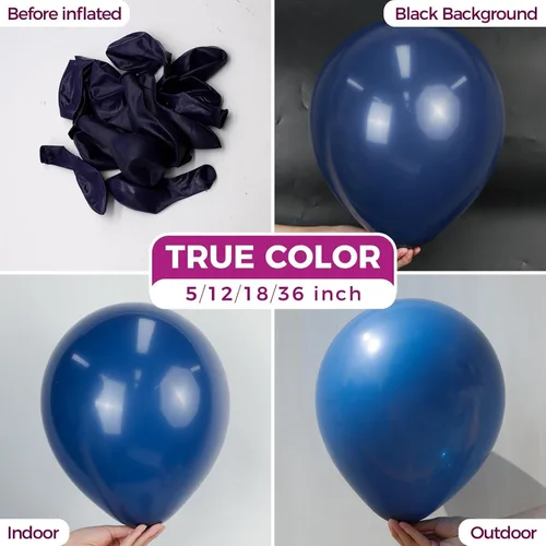 Miniatura 127 de Bezente - Globos de 5 pulgadas de látex redondos pequeños para revelación de género, despedidas de soltera, cumpleaños, bodas y aniversarios, aptos