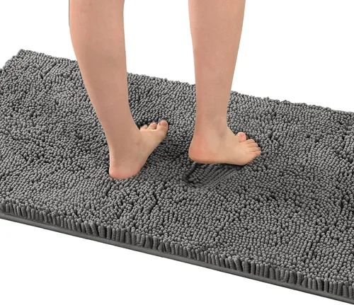 Miniatura 11 de H.VERSAILTEX Alfombra de Baño Tapete de Baño para Baño Felpilla de Lujo Alfombra de Baño Extra Suave y Absorbente Alfombras Peludas de Microfibra