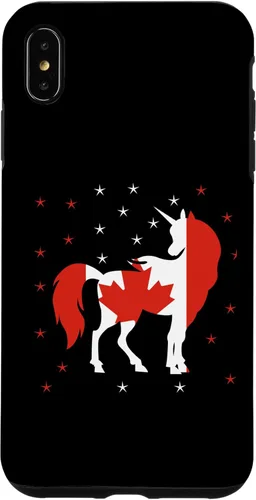 Miniatura 11 de Funda para iPhone 13 Pro Max Unicornio Bandera de Canadá