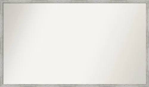 Miniatura 614 de Amanti Art Espejo de baño blanco para sobre el fregadero, 32 x 45 pulgadas, espejo de tocador rectangular blanco esbelto, marco de madera moderno