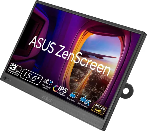 Miniatura 8 de ASUS ZenScreen Monitor USB portátil de 16 pulgadas (MB169CK-P) - Full HD, IPS, Dual USB-C, cuidado de los ojos, sin parpadeo, filtro de luz azul