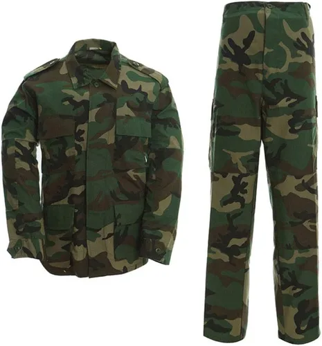 Miniatura 8 de Conjunto de pantalones de camisa de caza táctico BDU ropa de combate camuflaje uniforme de EE. UU 3 colores de desierto