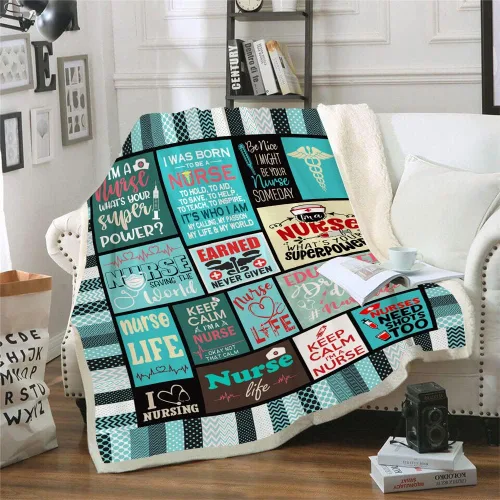 Miniatura 2 de Regalos de Enfermera Mantas Suaves y Cálidas para Mujeres, Regalos para Enfermeras, Regalos de la Semana de Enfermeras, Mantas Cálidas y Suaves de H2