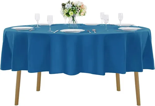 Miniatura 84 de Cupuamon - Mantel rectangular de 60 x 84 pulgadas, tela de poliéster lavable para decoración de bodas, fiestas, cenas y banquetes