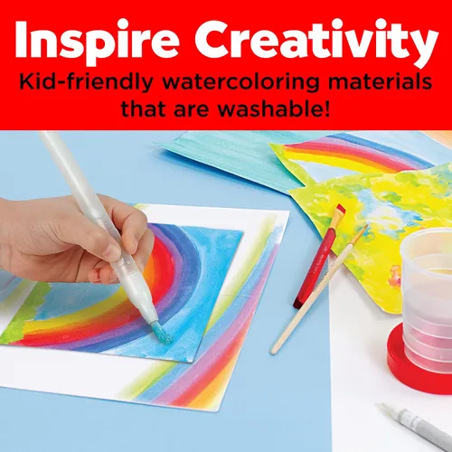 Miniatura 5 de Faber-Castell Young Artist Learn to Watercolor - Juego de pintura de acuarela para niños a partir de 5 años, apto para niños y lavable