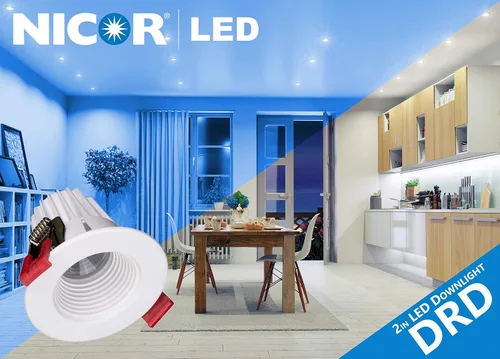 Miniatura 13 de NICOR Iluminación LED redonda empotrable de 2 pulgadas en blanco, 4000 K (DRD211204KWH)