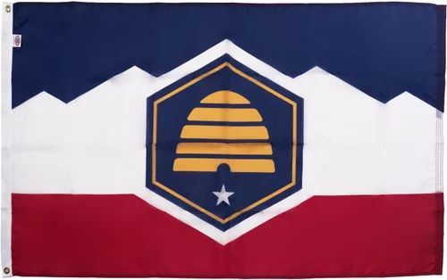Miniatura 35 de FlagSource Bandera del estado de nailon de Iowa, fabricada en los Estados Unidos, 4 x 6 pies Iowa 4x6