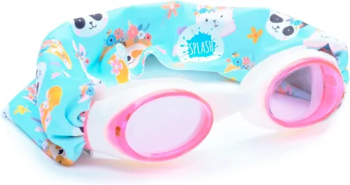 Miniatura 16 de Splash - Gafas de natación con correa de tela, colección Pink & Purples, divertidos, a la moda y cómodos, para adultos y niños