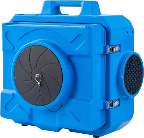 MOUNTO HEPA500 Purificador de Aire Comercial 500cfm Depurador de Aire Hepa Máquina de Aire Negativo Roto-Moldeado (Azul)