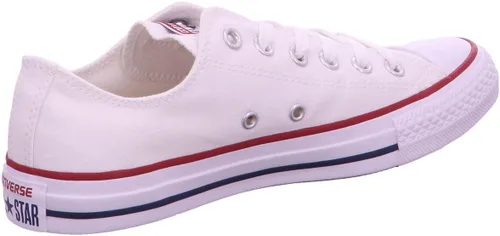 Miniatura 6 de Converse All Star Chuck Taylor - Tenis de moda de caña baja para hombre, blanco (Optical White)